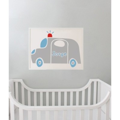 Personalized  Wall Art Car